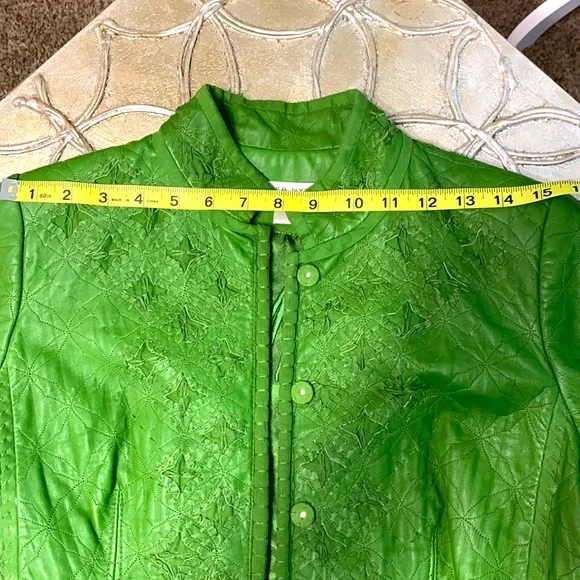 Peter Nygard Green Embroidered Blazer - Picture 14 of 16
